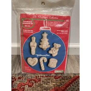 Vintage 1983 Paragon Needlecraft #6810 Candlewick Ornaments Kit Sealed NOS USA